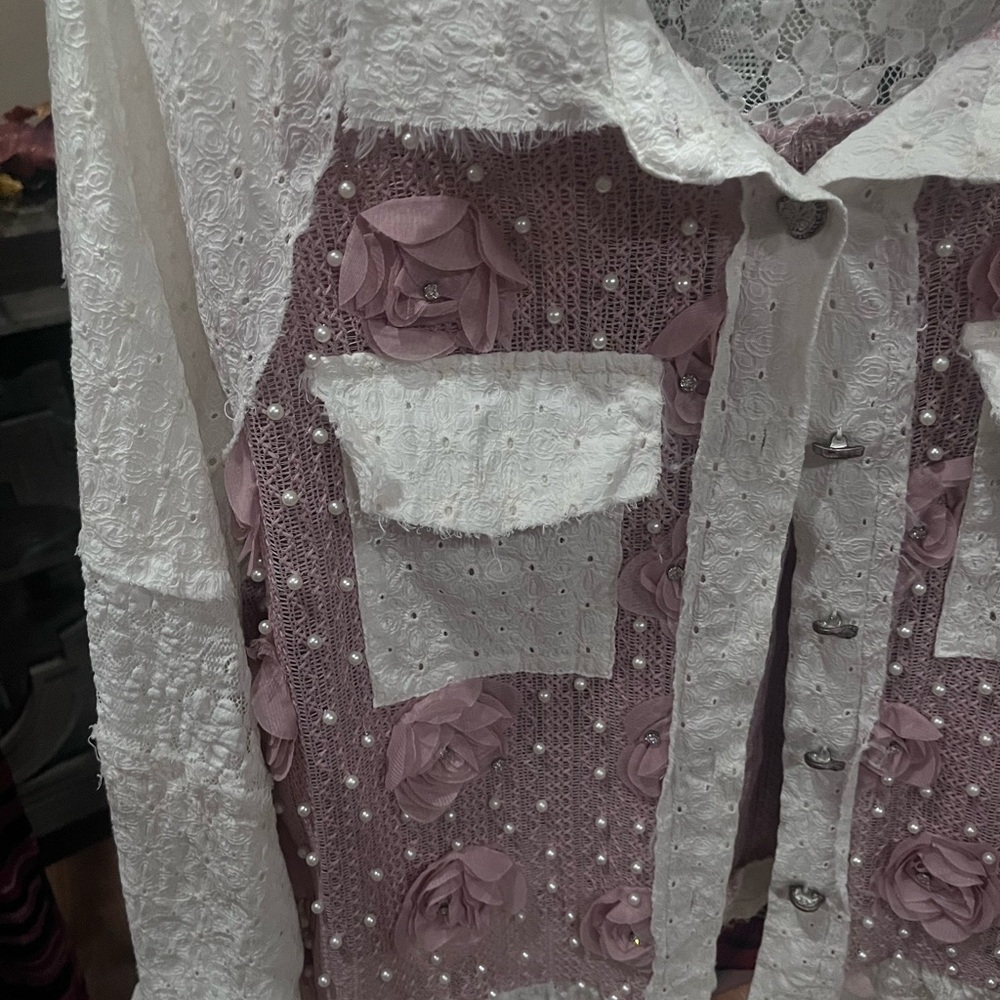 POL Ivory Lace Top - Picture 5 of 9